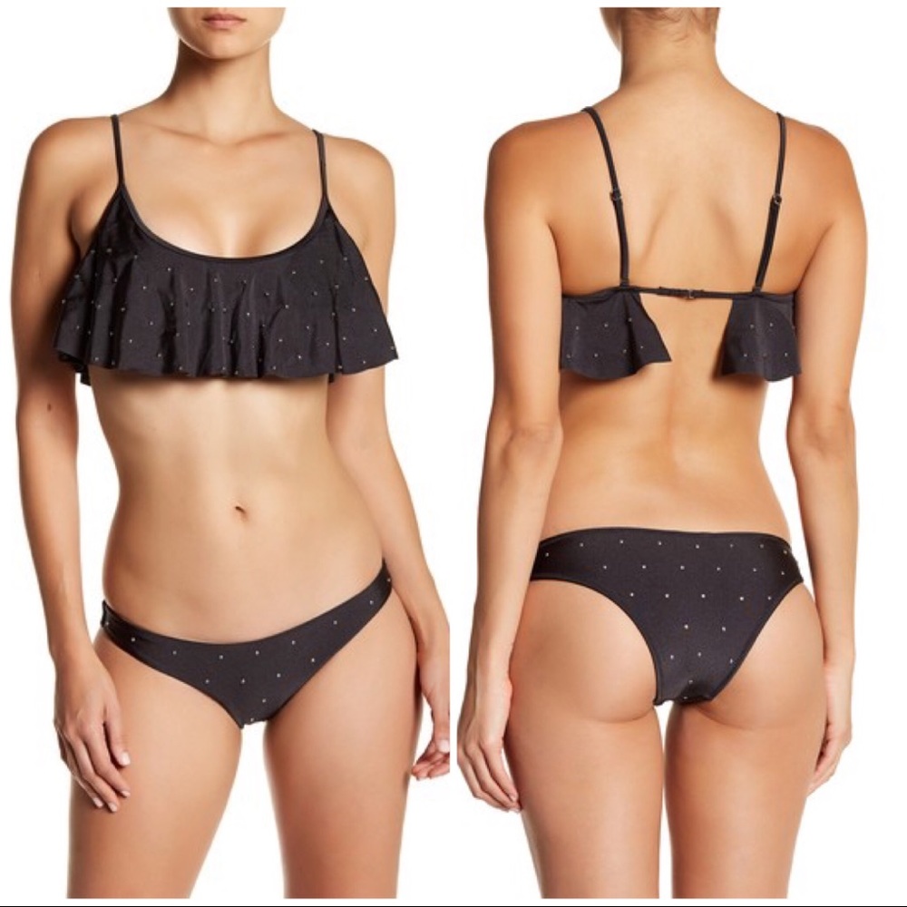 Amuse Society Presley Stud Bikini Set | M